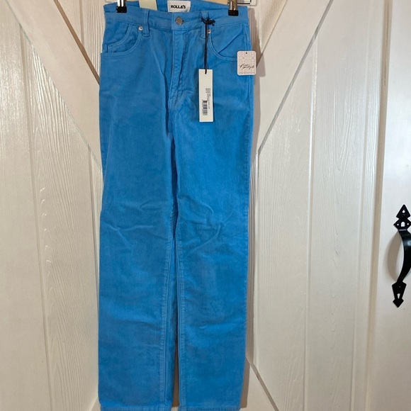 ROLLA'S Blue Straight Leg Pants - Picture 1 of 15